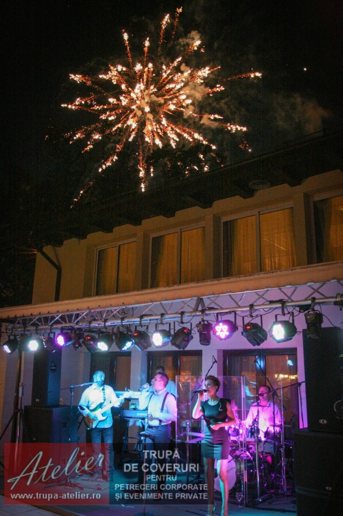 Foc artificii nunta Bucuresti Herastrau